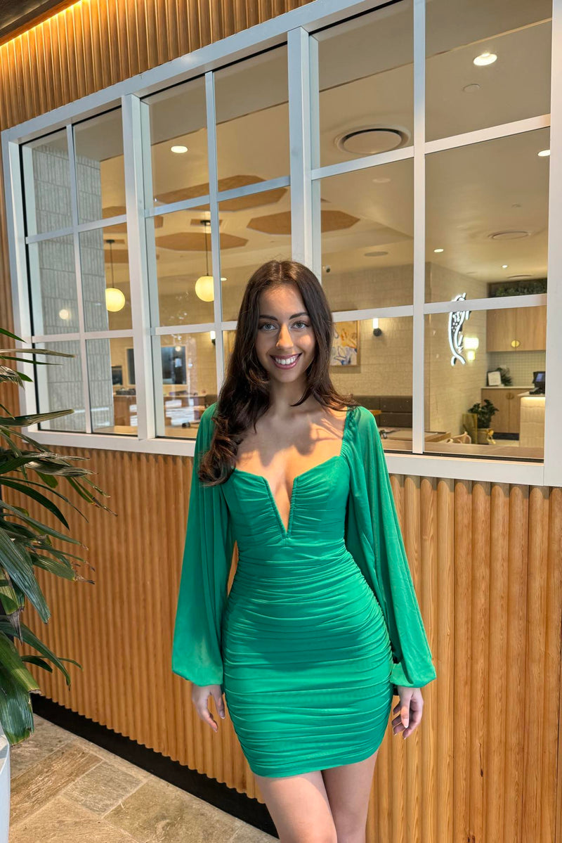 Robbie Mini Dress - Green Robbie Mini Dress - Green