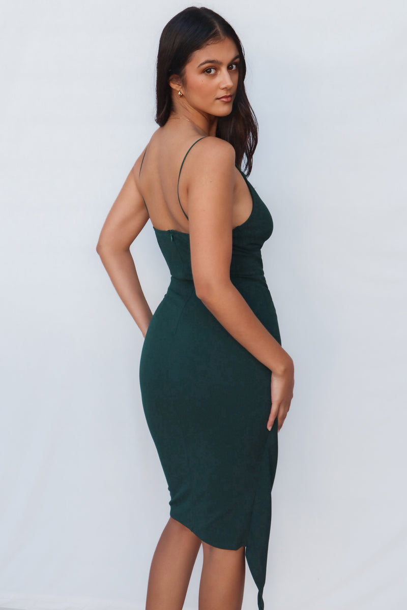 Kylie Green Bodycon Dress Emerald Sexy Stretch Midi Cocktail Dress Runway Goddess Kylie Green Bodycon Dress Emerald Sexy Stretch Midi Cocktail Dress Runway Goddess