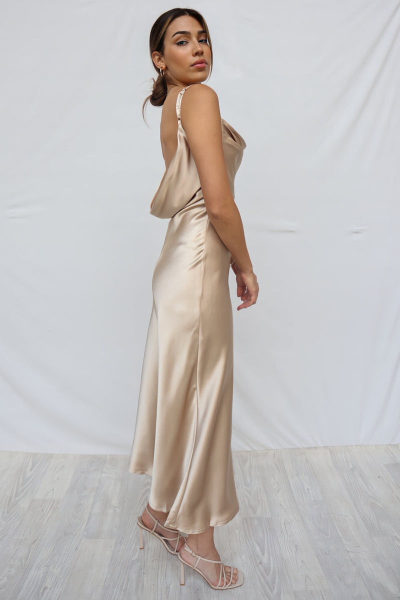 Pippy Maxi Dress - Champagne