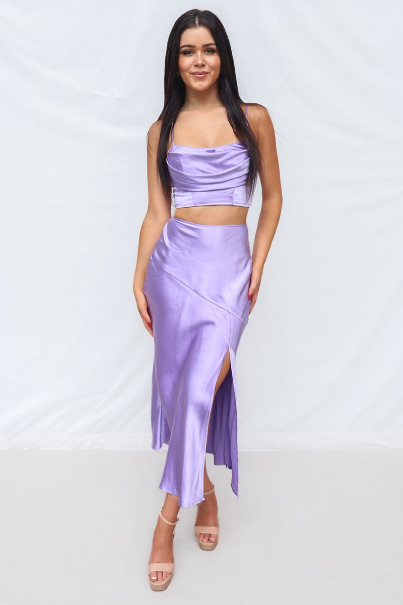 Rihanna Set Skirt Lilac