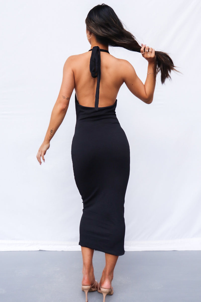 Ryan Midi Dress - Black Ryan Midi Dress - Black