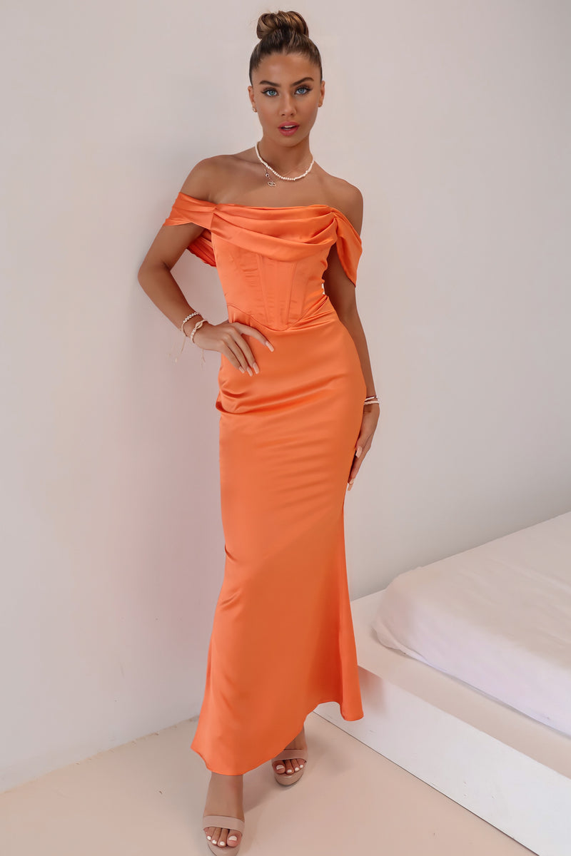 Grazia Formal Dress - Orange Grazia Formal Dress - Orange
