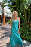 Lene Maxi Dress - Aqua