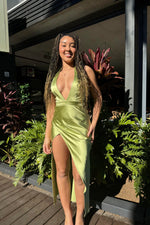 Hadleigh Maxi Dress - Apple Green