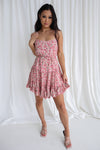 Aryn Mini Dress  - Pink Floral