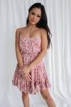 Aryn Mini Dress  - Pink Floral