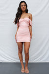Adelina Mini Dress - Baby Pink