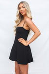 Adonis Mini Dress - Black