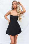 Adonis Mini Dress - Black