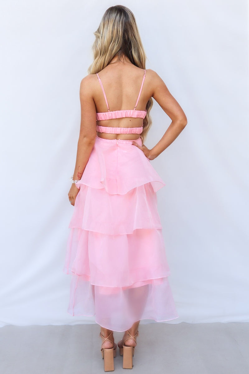 Adora Maxi Dress - Pink