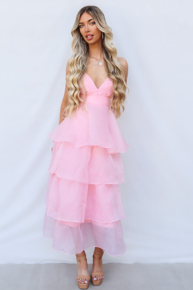 Adora Maxi Dress - Pink