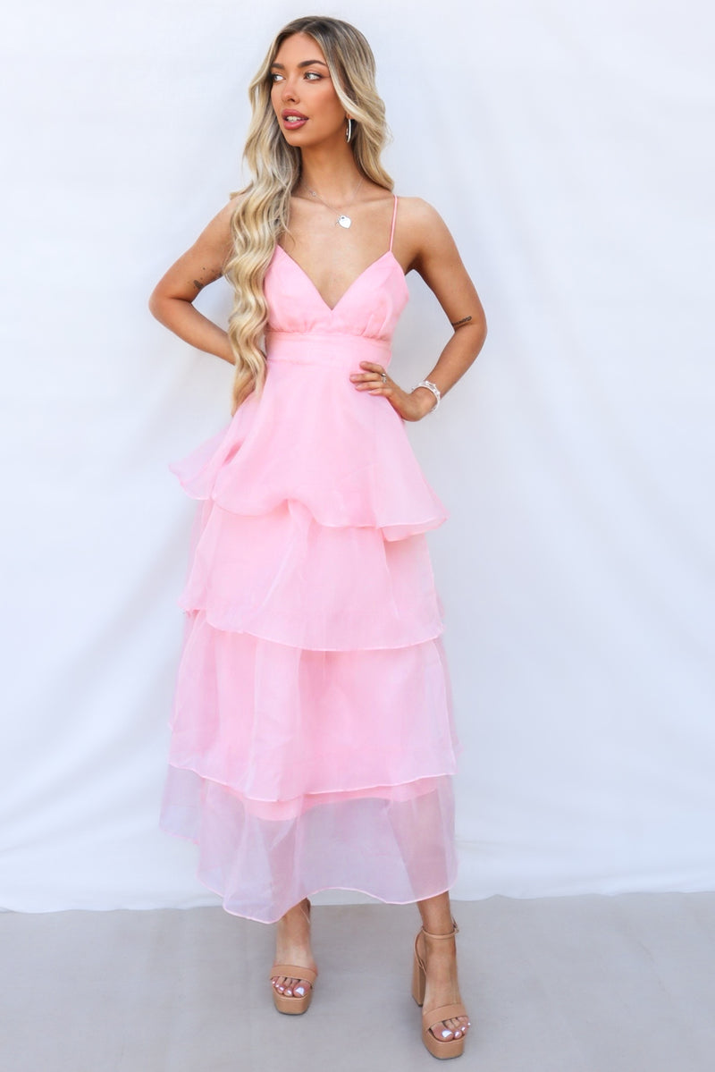 Adora Maxi Dress - Pink