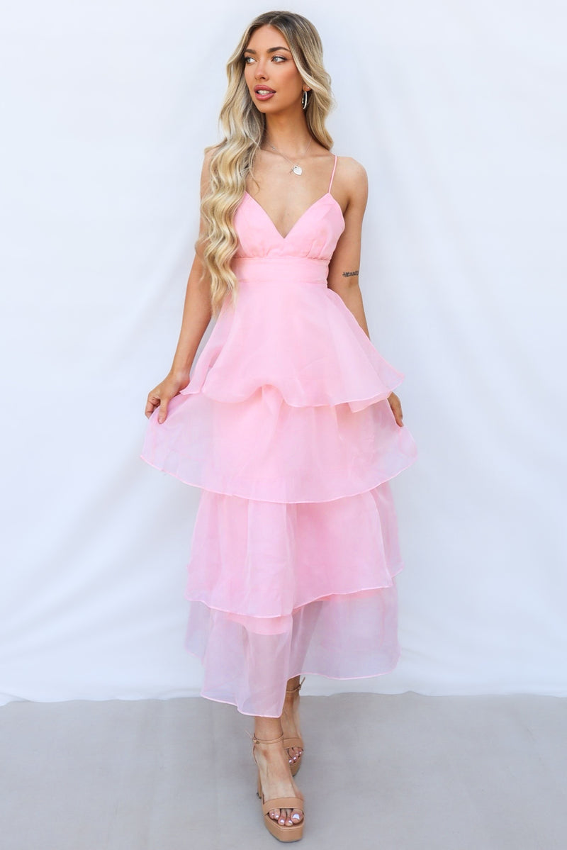 Adora Maxi Dress - Pink