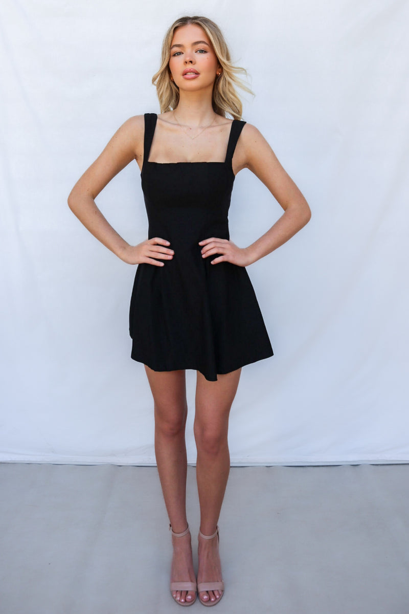 Alany Mini Dress - Black