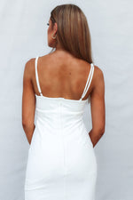 Alyza Midi Dress - White