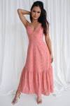 Amina Midi Dress - Rose