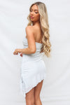 Amira Mini Dress - Silver Shimmer