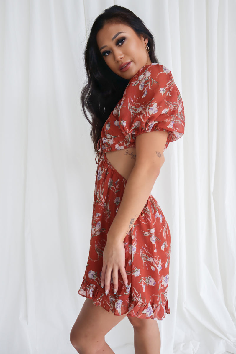 Annie Playsuit - Rose Floral