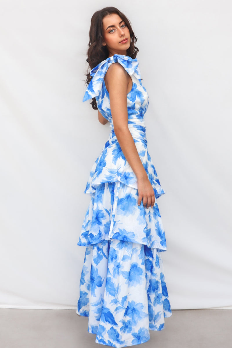 antonia maxi dress Antonia Padded Dress in Sage