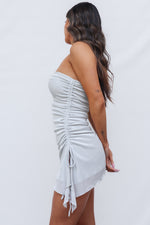 Aries Mini Dress - Silver Shimmer
