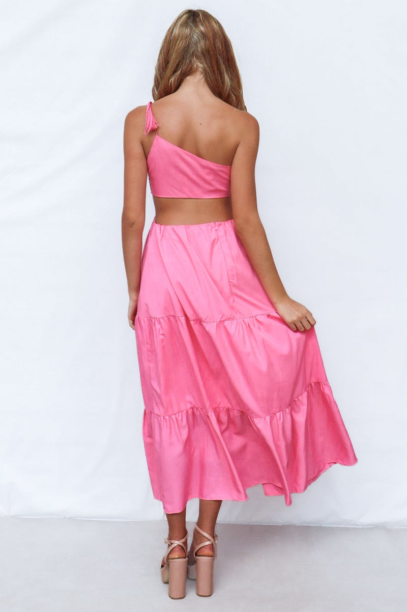 Arli Maxi Dress - Pink