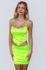 Asher Set Top - Neon Yellow