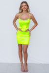 Asher Set Top - Neon Yellow