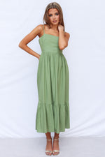 Astra Midi Dress - Olive