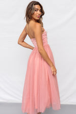 Aurora Midi Dress - Pink