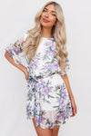 Azaleas Mini Dress - Lilac Floral