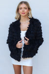 Bambi Faux Fur Jacket - Black