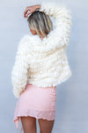 Bambi Faux Fur Jacket - White