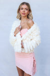 Bambi Faux Fur Jacket - White