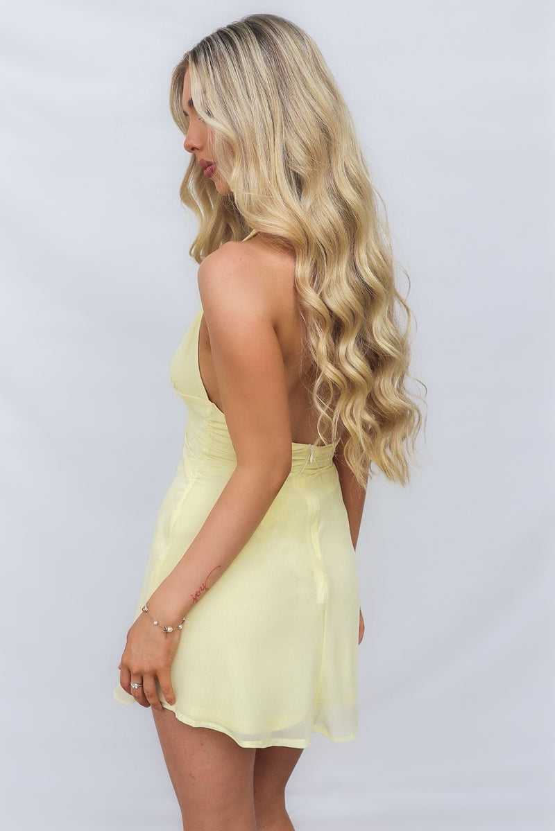 Bowie Mini Dress - Yellow