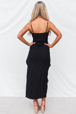 Cardona Maxi Dress - Black