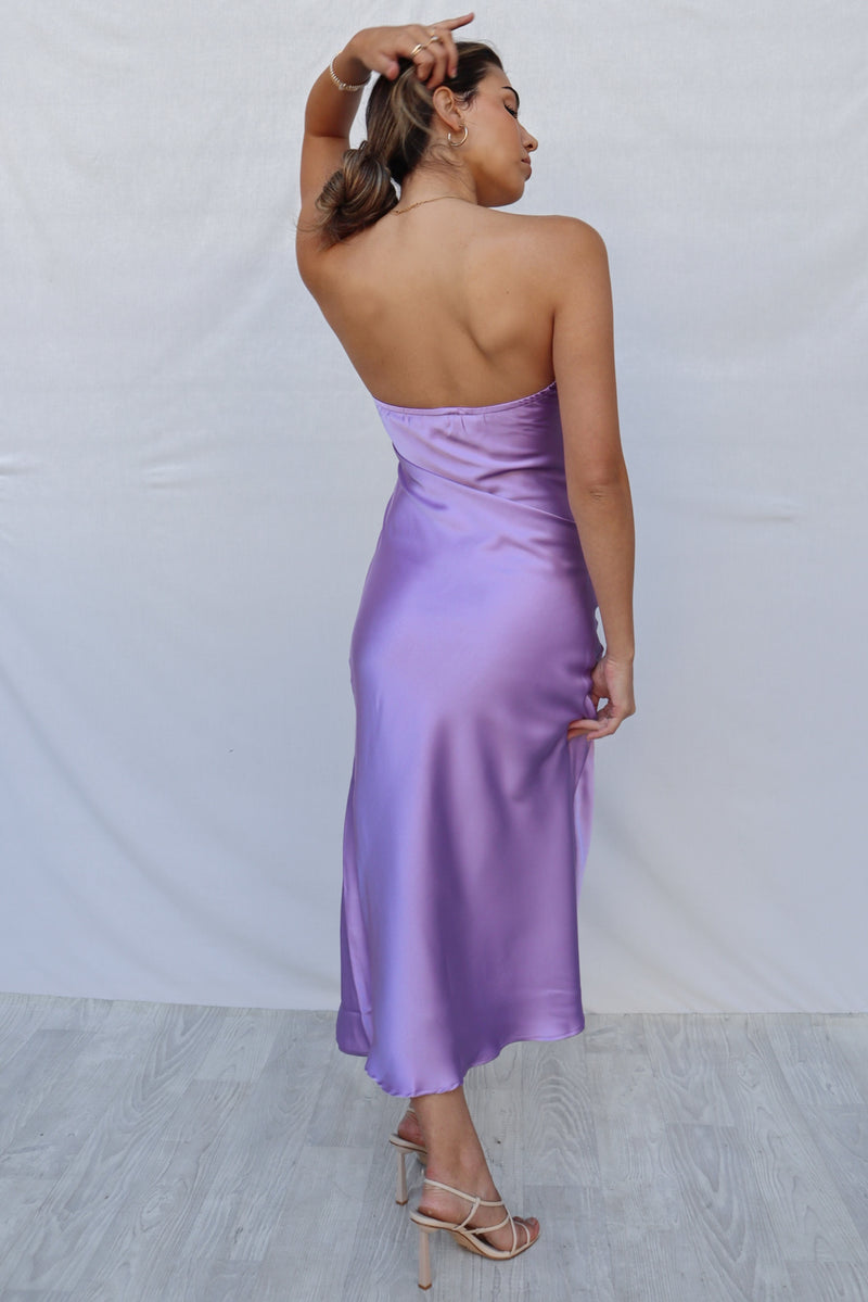 Carissa Midi Dress - Lilac