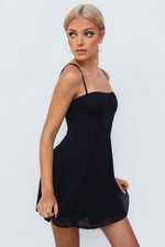 Catalina Mini Dress - Black