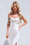 Celine Midi Dress - Champagne