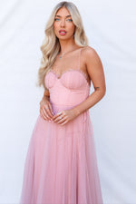 Cindy Midi Dress - Blush