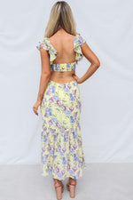 Cornell Maxi Dress - Yellow Floral