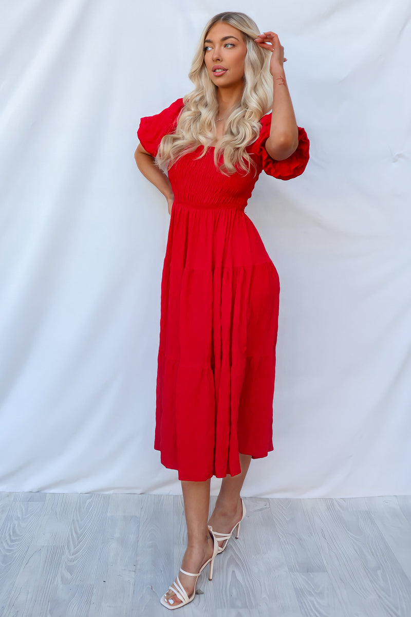 Daiquiri Maxi Dress - Red