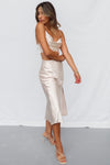 Declan Midi Dress - Champagne