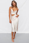 Declan Midi Dress - Champagne