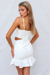 Diamond Mini Dress - White