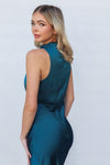 Diaz Midi Dress - Teal