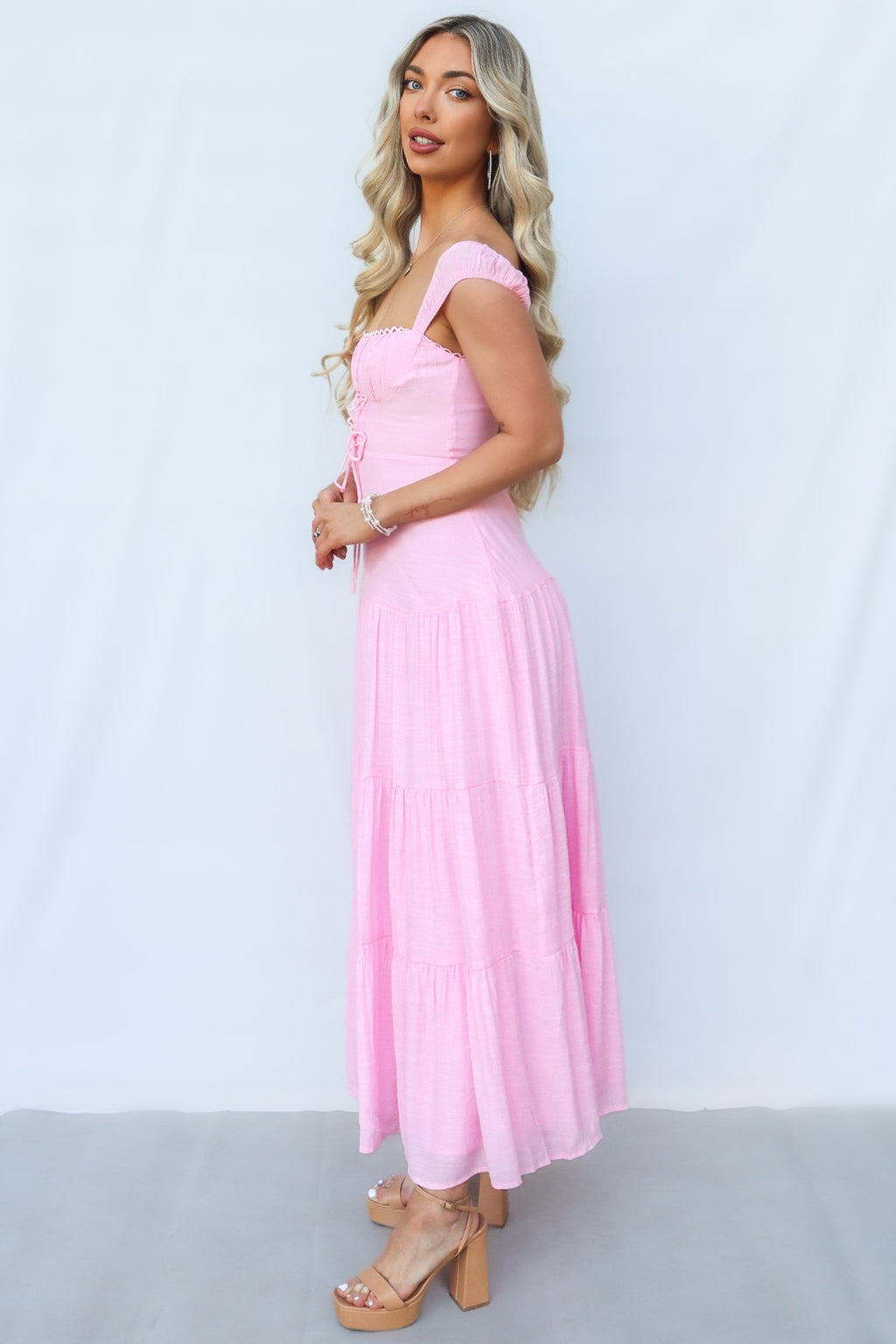 Dovie Maxi Dress - Pink