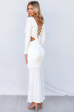 Electra Maxi Dress - White