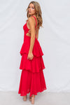 Elleny Maxi Dress - Red