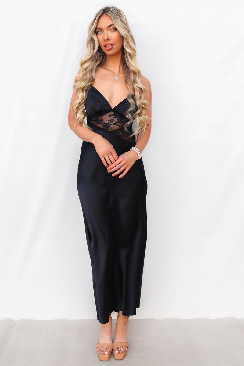 Erina Maxi Dress - Black