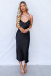 Euphoria Midi Dress - Black